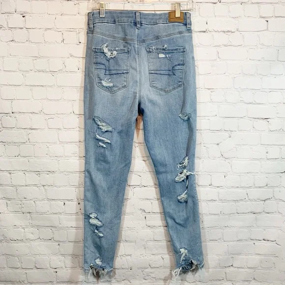 American Eagle Jeans Destroyed curvy hi rise jegging - Picture 2 of 7